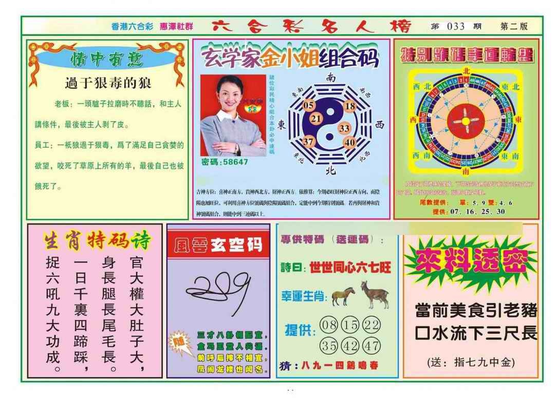 033期名人榜B(新图)[图]