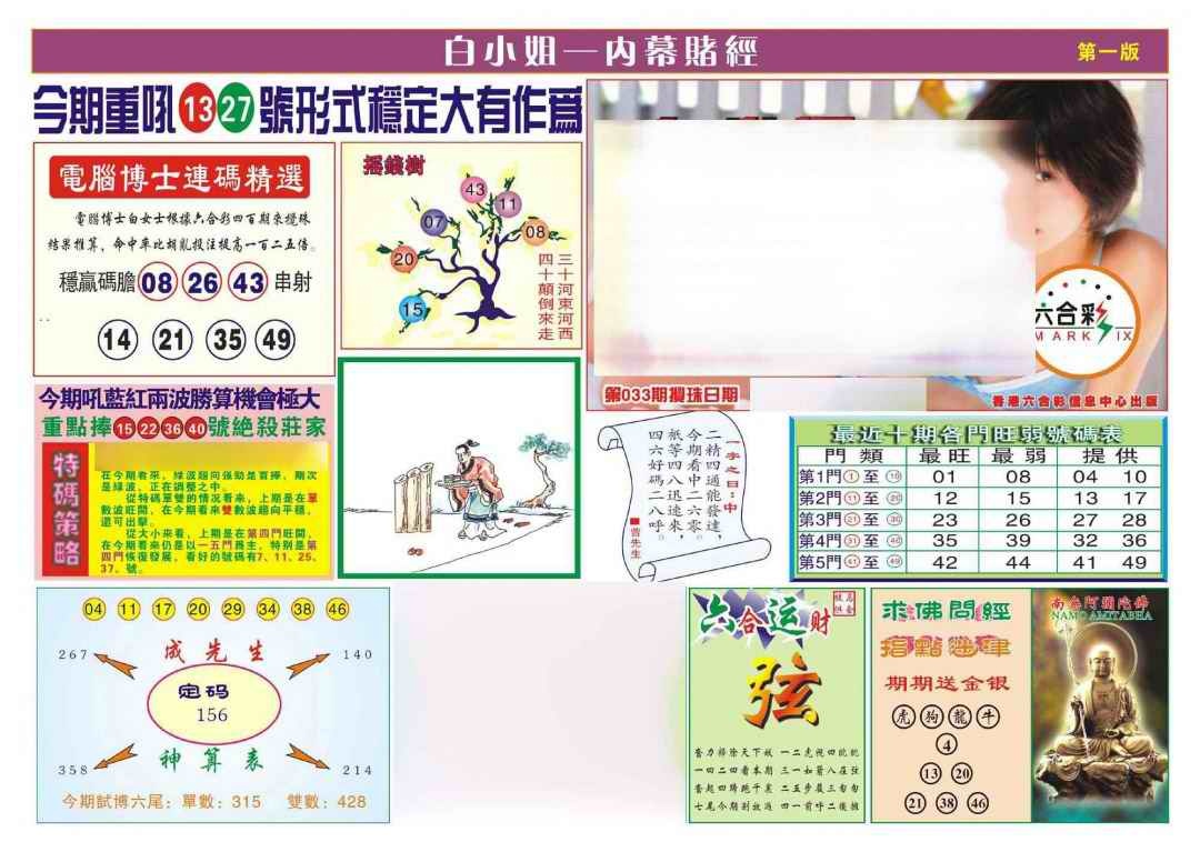 033期香港内幕赌经(新图)[图]